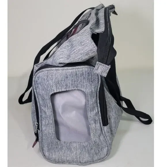 Eddie Bauer First Adventure Diaper Bag Gray Tote Bag 15X15X8 Waterproof Bag - Picture 5 of 8